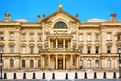 Facade of the New Jersey state house