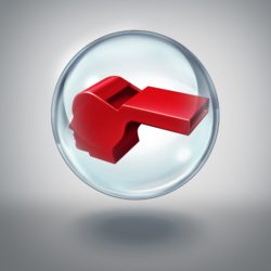 Red whistleblower in bubble