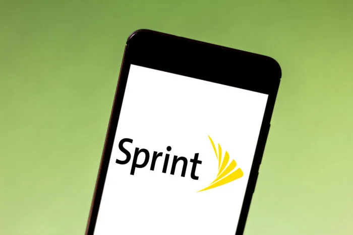 sprint logo on phone