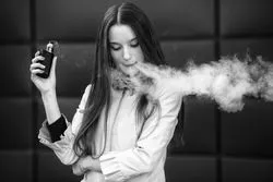 teen girl vaping