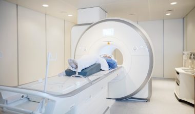 MRI machine in use