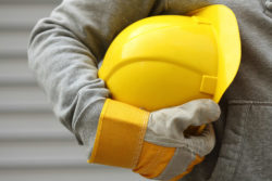 Close up of construction work gear