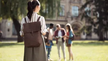 female USC college student