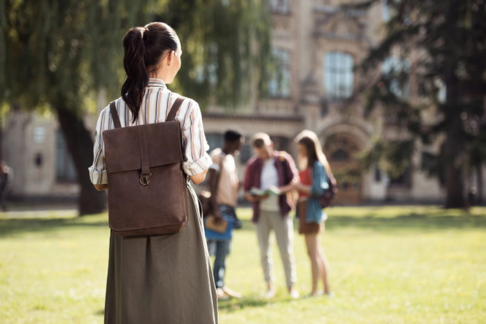 female USC college student