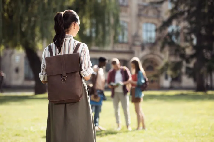 female USC college student