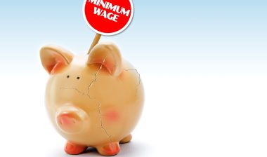 piggy bank with minimum wage