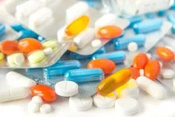 pile of various medications