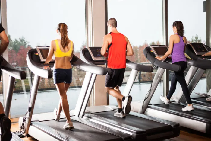 people running on Precor treamill