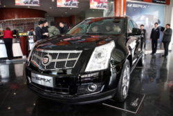Cadillac SRX at dealership