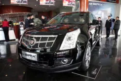 Cadillac SRX at dealership