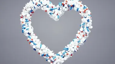 Pharmaceutical heart icon