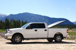 White Pick-up Truck