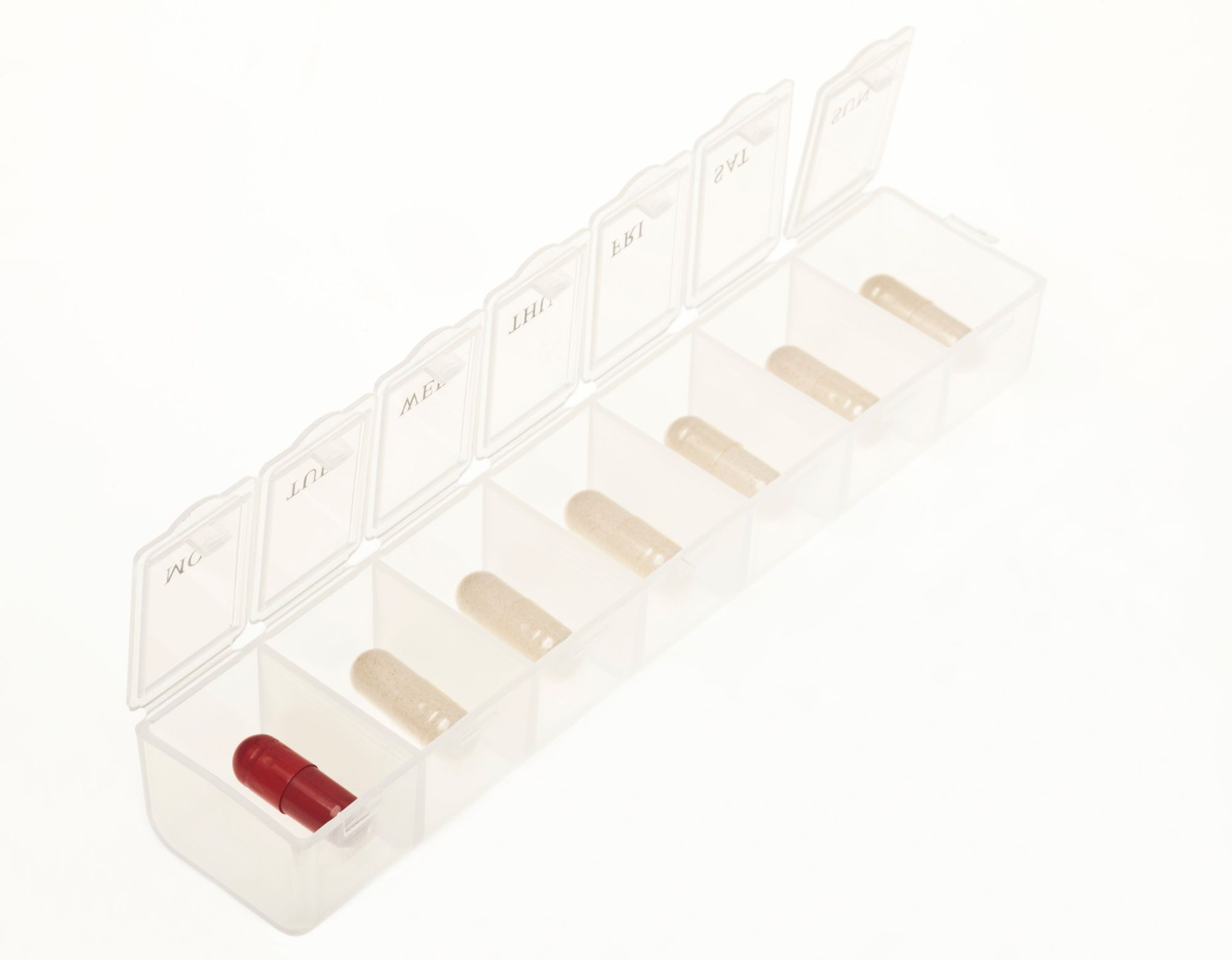 container for one pill a day