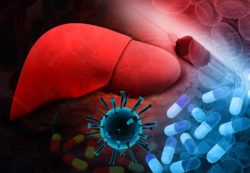 liver infection or liver damage