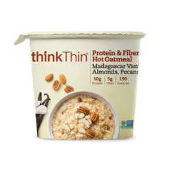 thinkthin madagascar vanilla oatmeal