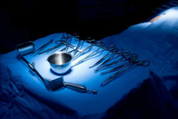 Tools ready for surgery
