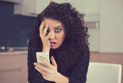 A woman is fed up with the number of robocalls she gets.
