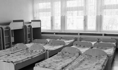 Beds at an orphanage