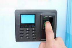 Biometric fingerprint scanner