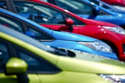 Colorful cars