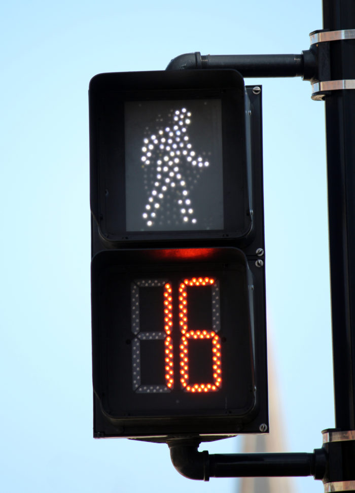 crosswalk pedestrian signal