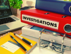 Binders used in an investigation