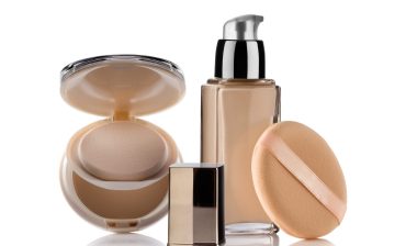 liquid makeup on white