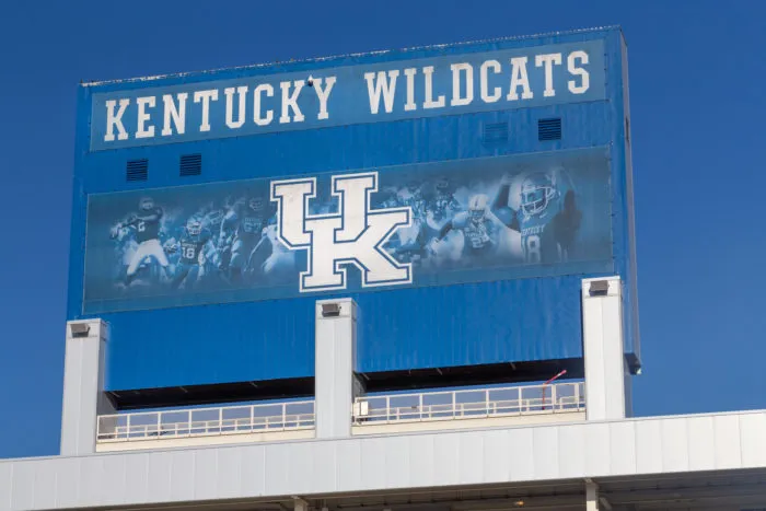 university of kentucky football stadium sign