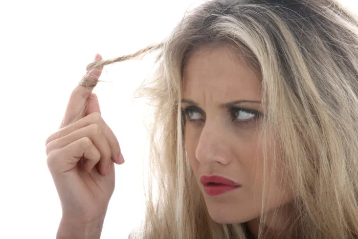 ECO hair gel in woman's hair