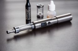 E-cigarette on table