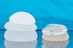 Silicone breast implants
