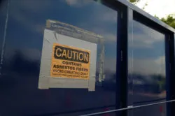 An attorney for the Pennsylvania health department argued that a record-setting $1.5 million asbestos fine should never have been thrown out.