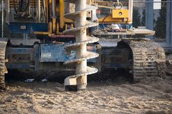 equipment used on drilling job site