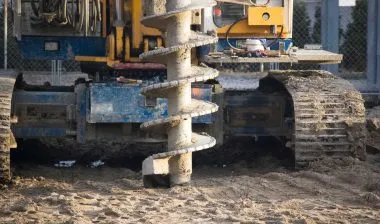equipment used on drilling job site
