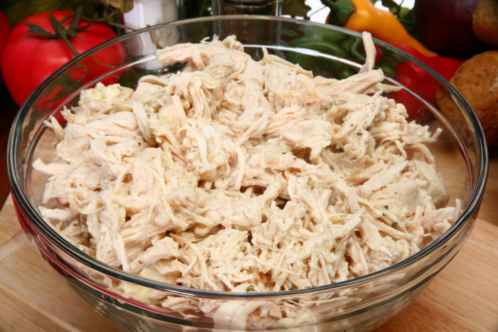tip top shredded chicken