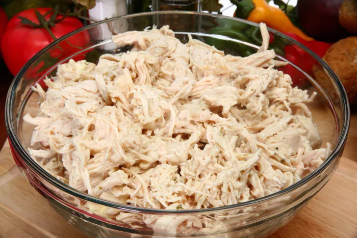 tip top shredded chicken