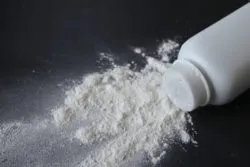 Johnson and Johnson Baby Powder is alleged to contain talc, which can cause mesothelioma.
