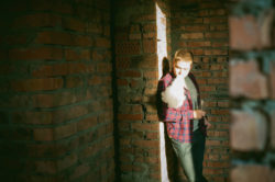 Teen vaping in alley