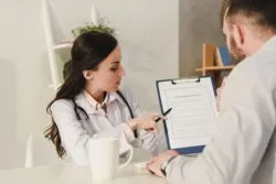 Veteran filling out a TSGLi claim take