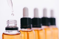 CBD oil dropper