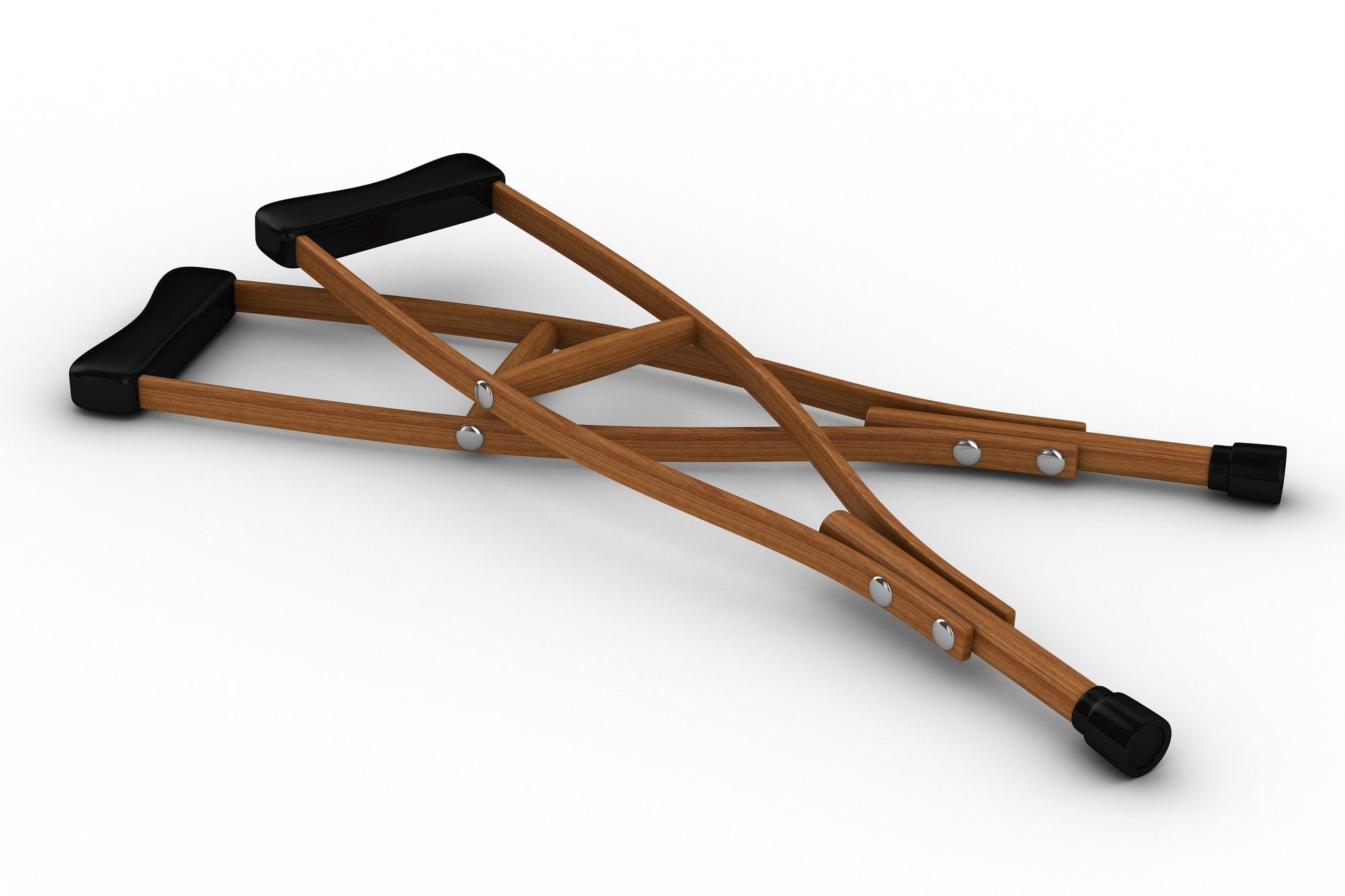crutches for injured patients