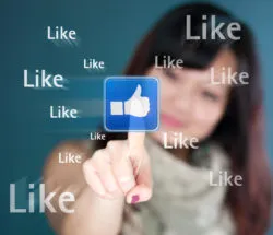 facebook like button