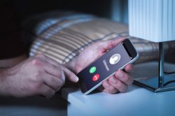fake call in the middle of the night