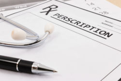 Prescription pad and pen