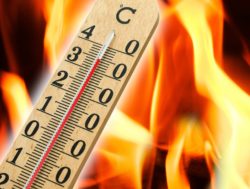 heat leading to California wildfires