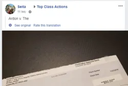 LA telephone tax settlement checks