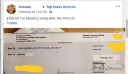 Scotts morning song settlement checks