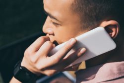 Man on the phone