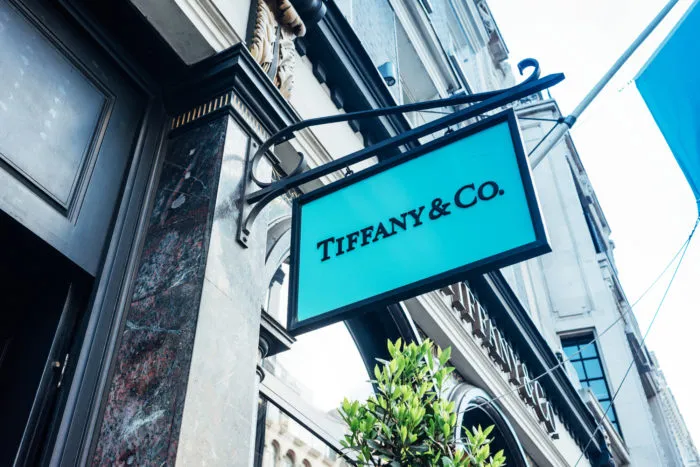 tiffany & Co. store sign