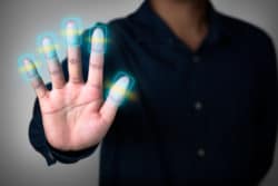 A gift website allegedly violated Illinois biometrics laws with fingerprint scans.